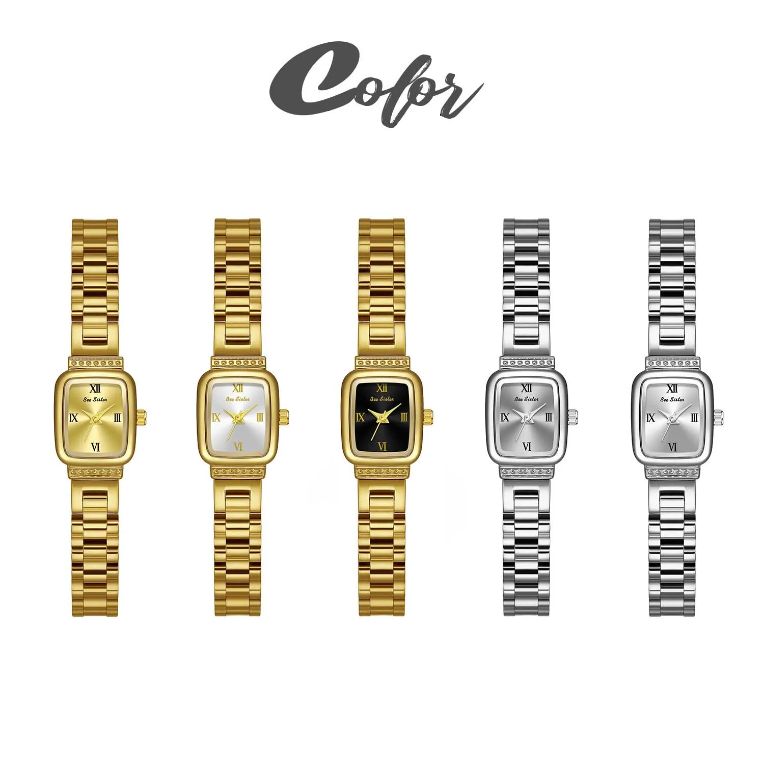 BS Women's Watch Classic Retro Style Polished Stainless Steel Women's Quartz Watch Gift часы женские наручные relogio feminino