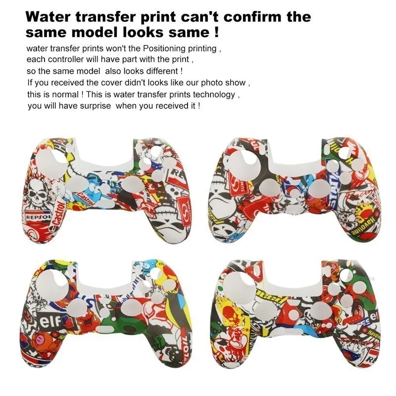 Silicone Cover Skin for PlayStation 5 Accessories for PS5 Controller Cover Thumb Grips Anti-slip Protection Shell Skin for PS5 S