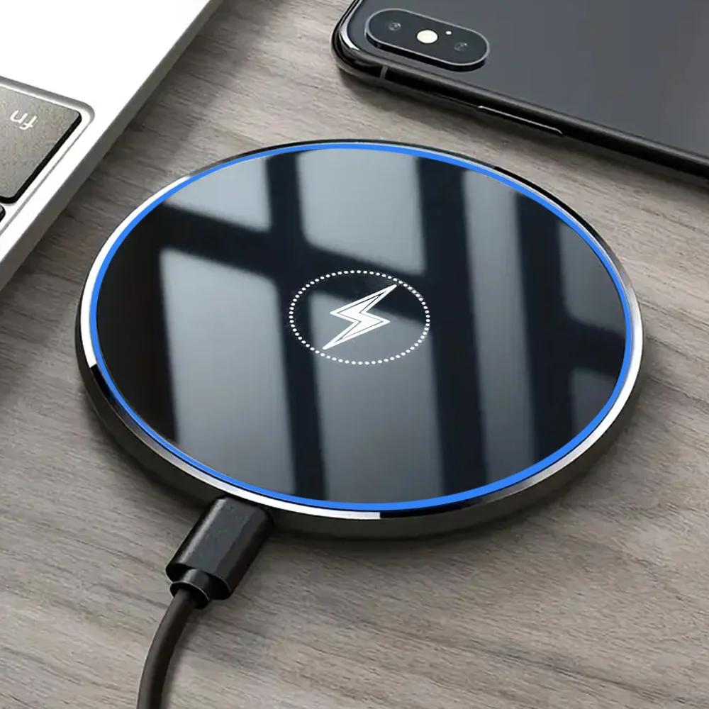 Universal Wireless Charger for Apple iPhone 17/16/15 Pro Max Samsung Galaxy S22/S21 Huawei Xiaomi Google Pixel - Compatible