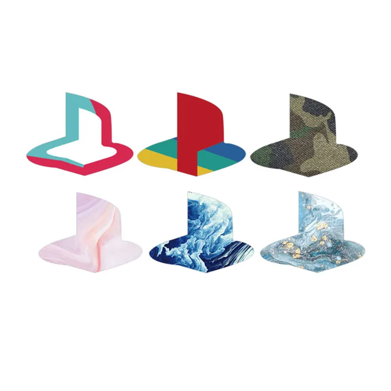 For PS5 Vinyl Decal 6pcs Logo Skin Sticker Glossy Underlay For Playstaion 5 Disk Digital Version Console Cover Accessories