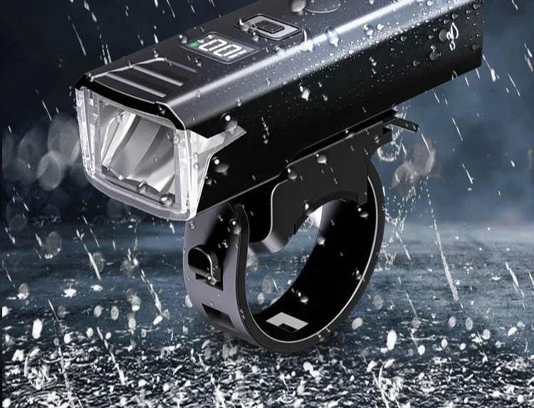 3000Lumen Bike Headlight with 2000mAh Power Bank IPX6 USB Rechargeable Handlebar Flashlight for MTB Road Cycling