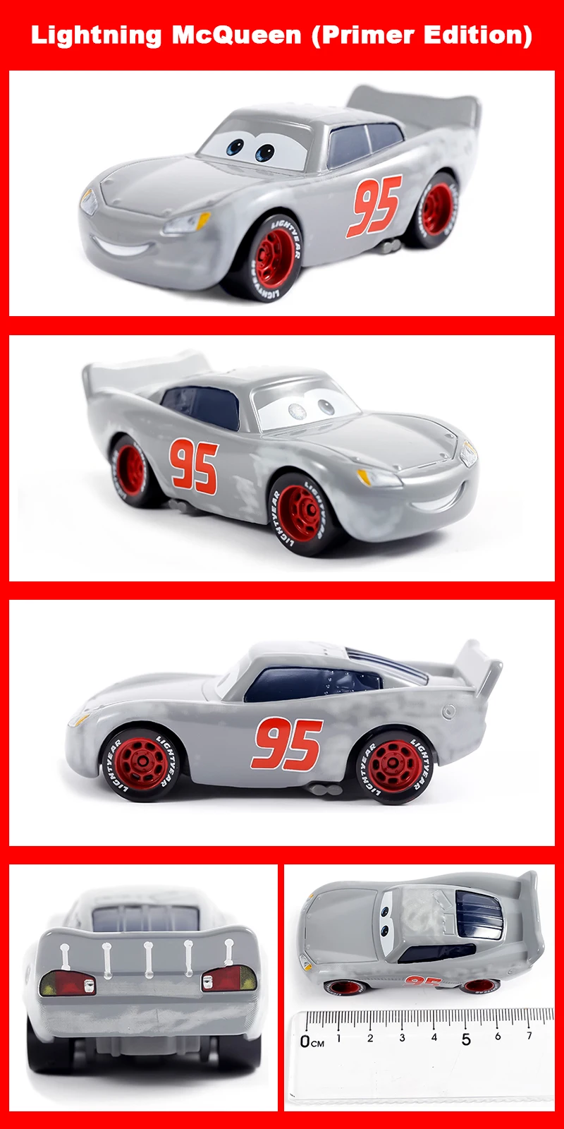 Original Pixar Cars 3 Anime Figure School Bus Cartoon Model Cars 1:55 Metal Die Casting Alloy Cars Child Toys Birthday Gifts