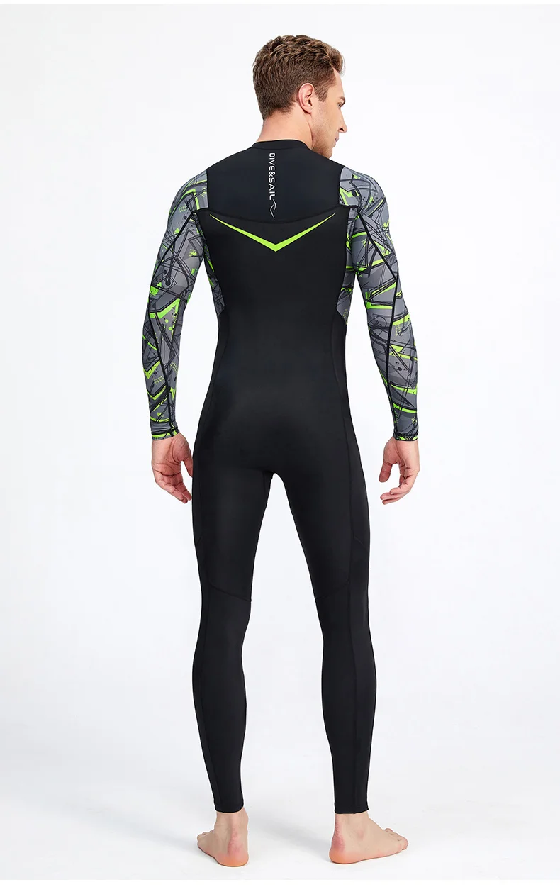 UPF50+Full Body Rash Guard Dive Skins Wetsuit Swimsuit, Sun UV Protection Long Sleeve One Piece Swimming Snorkeling Body Suit