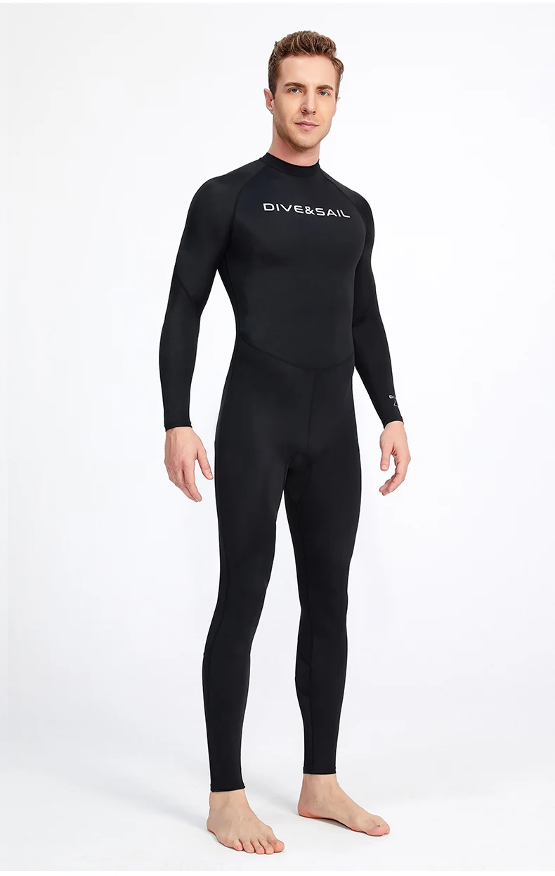 UPF50+Full Body Rash Guard Dive Skins Wetsuit Swimsuit, Sun UV Protection Long Sleeve One Piece Swimming Snorkeling Body Suit