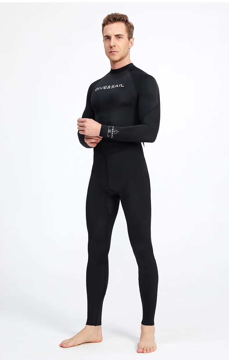 UPF50+Full Body Rash Guard Dive Skins Wetsuit Swimsuit, Sun UV Protection Long Sleeve One Piece Swimming Snorkeling Body Suit