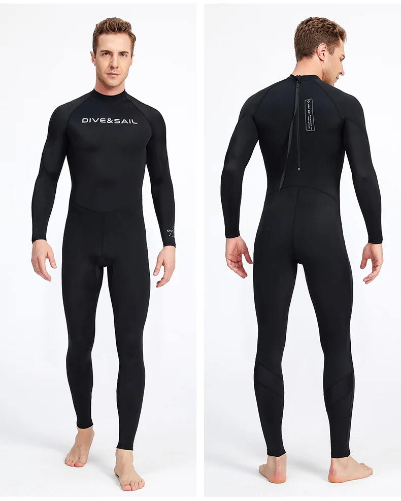 UPF50+Full Body Rash Guard Dive Skins Wetsuit Swimsuit, Sun UV Protection Long Sleeve One Piece Swimming Snorkeling Body Suit