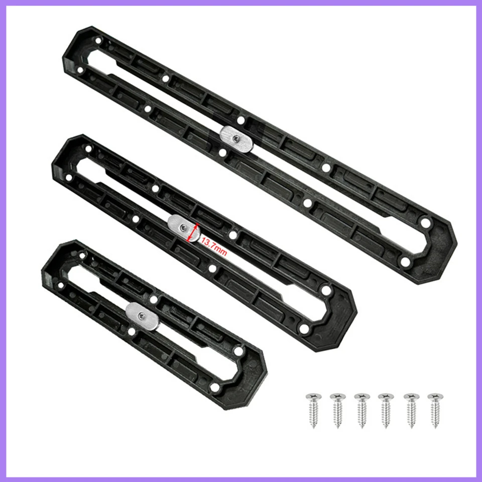Kayak Low Profile Track for Fishing Rod Holder Gear Track Accessories for Cup Holder Mount Track Rail Track for Paddle Holders