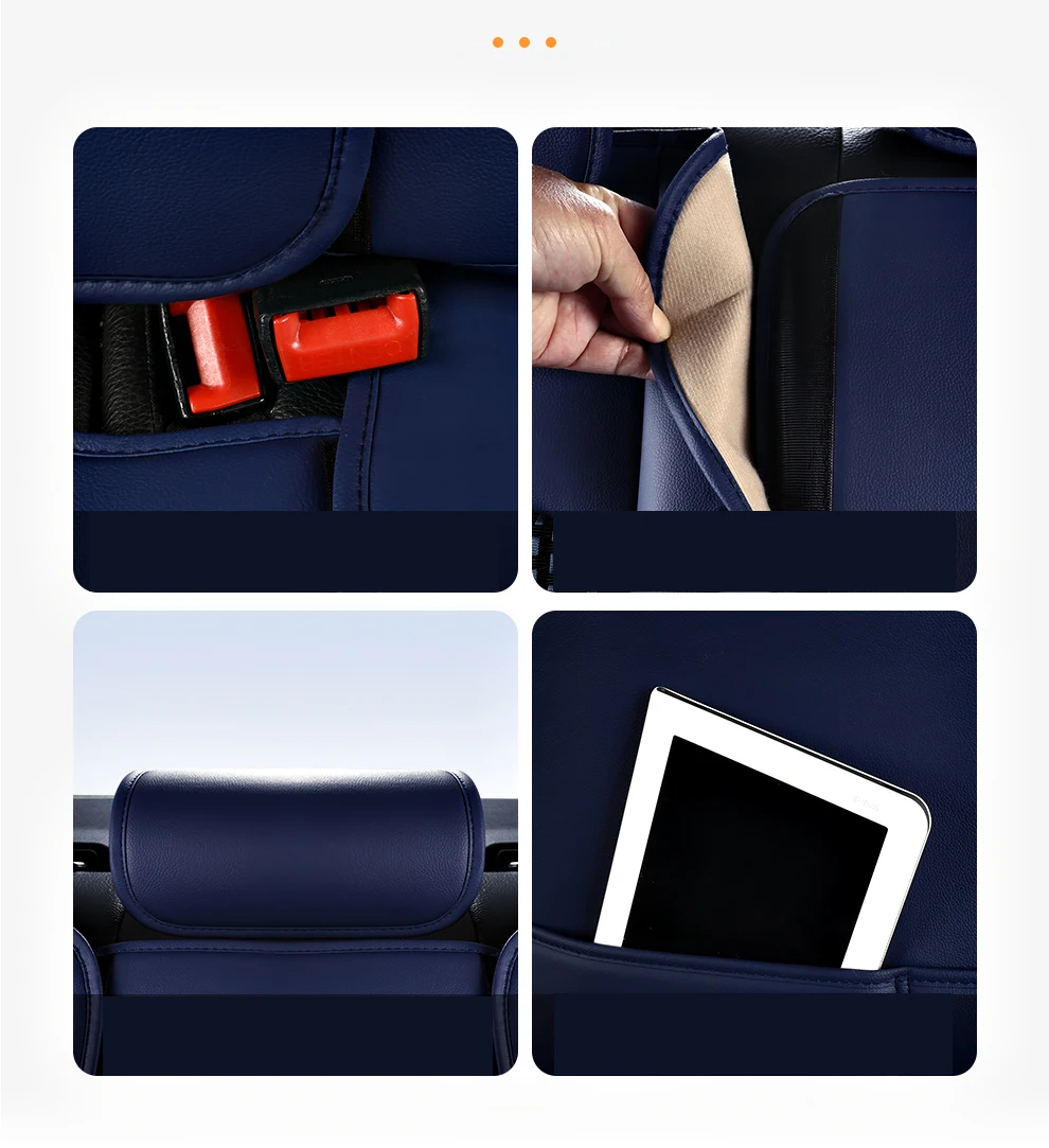 2025 Fashion Universal PU Leather Breathable Car Seat Covers For Nissan Qashqai Tiida Peugeot 2008 Mercedes ML W164 Interior