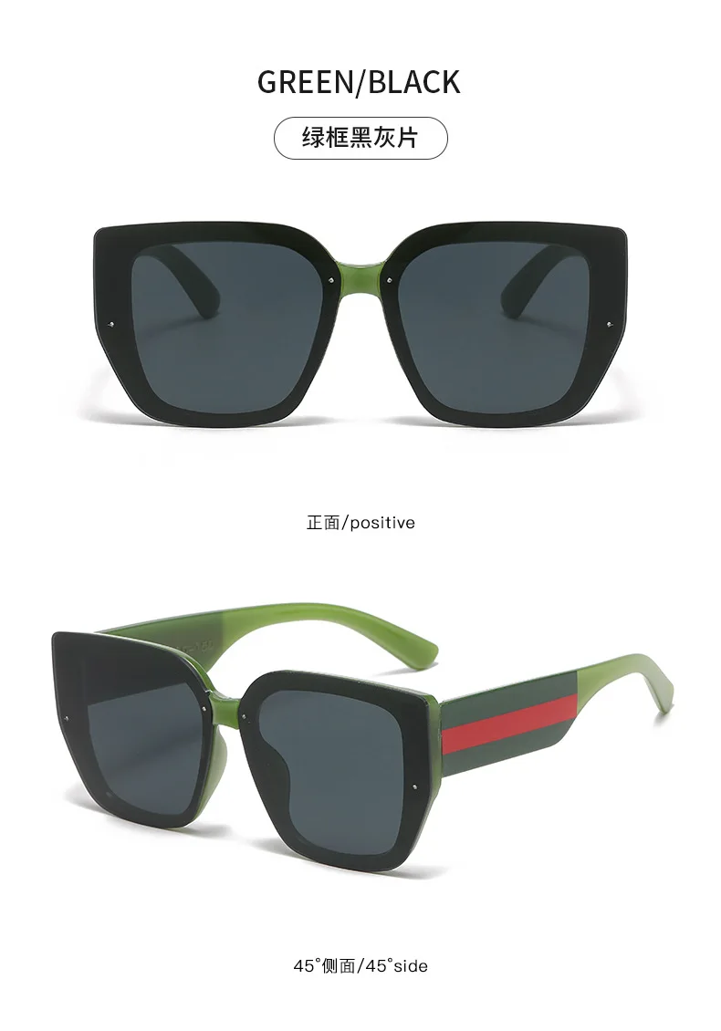 Large Frame Women Sunglasses Plastic Polygonal Brand Style Square Feature Vintage Retro Sun Glasses Men Oversized Eyewear UV400