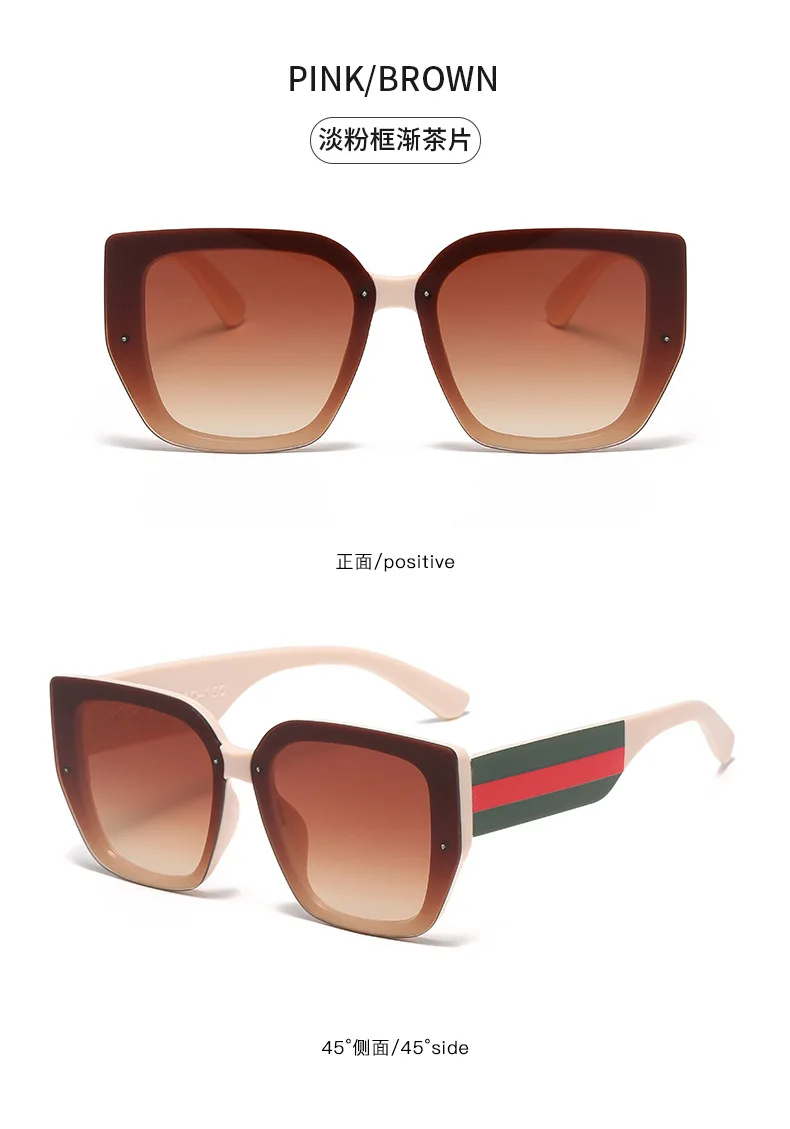 Large Frame Women Sunglasses Plastic Polygonal Brand Style Square Feature Vintage Retro Sun Glasses Men Oversized Eyewear UV400