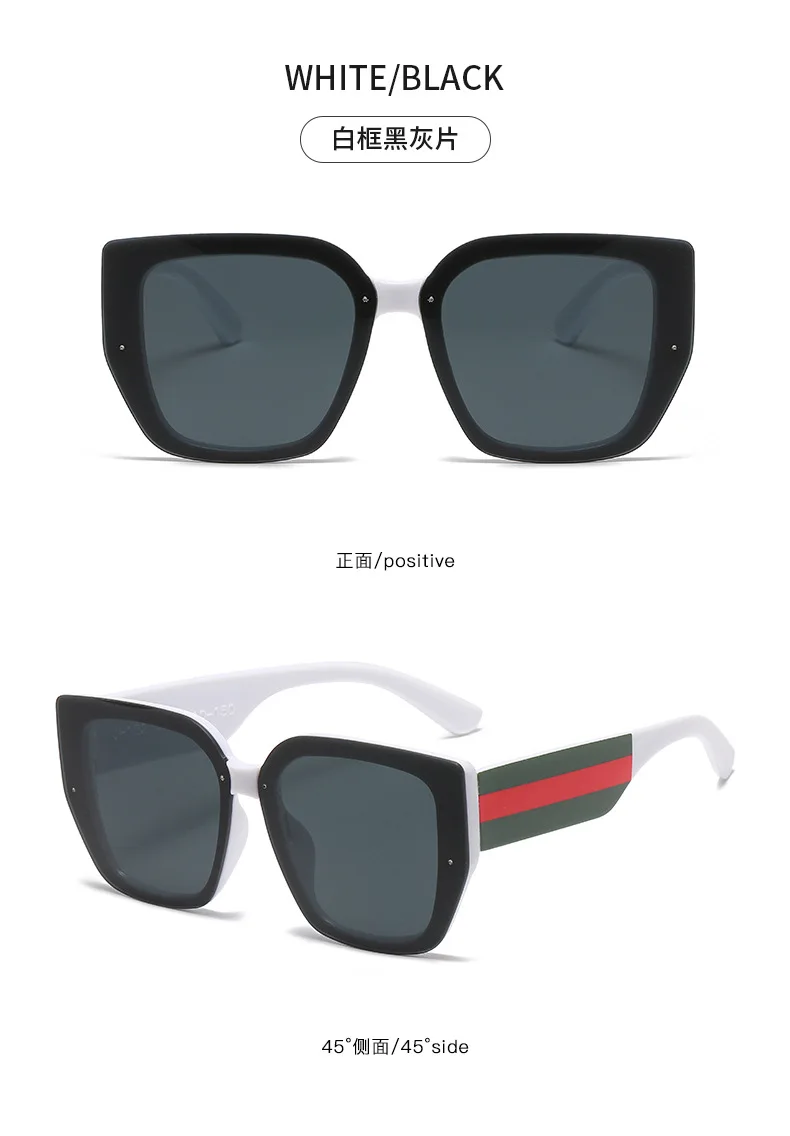 Large Frame Women Sunglasses Plastic Polygonal Brand Style Square Feature Vintage Retro Sun Glasses Men Oversized Eyewear UV400