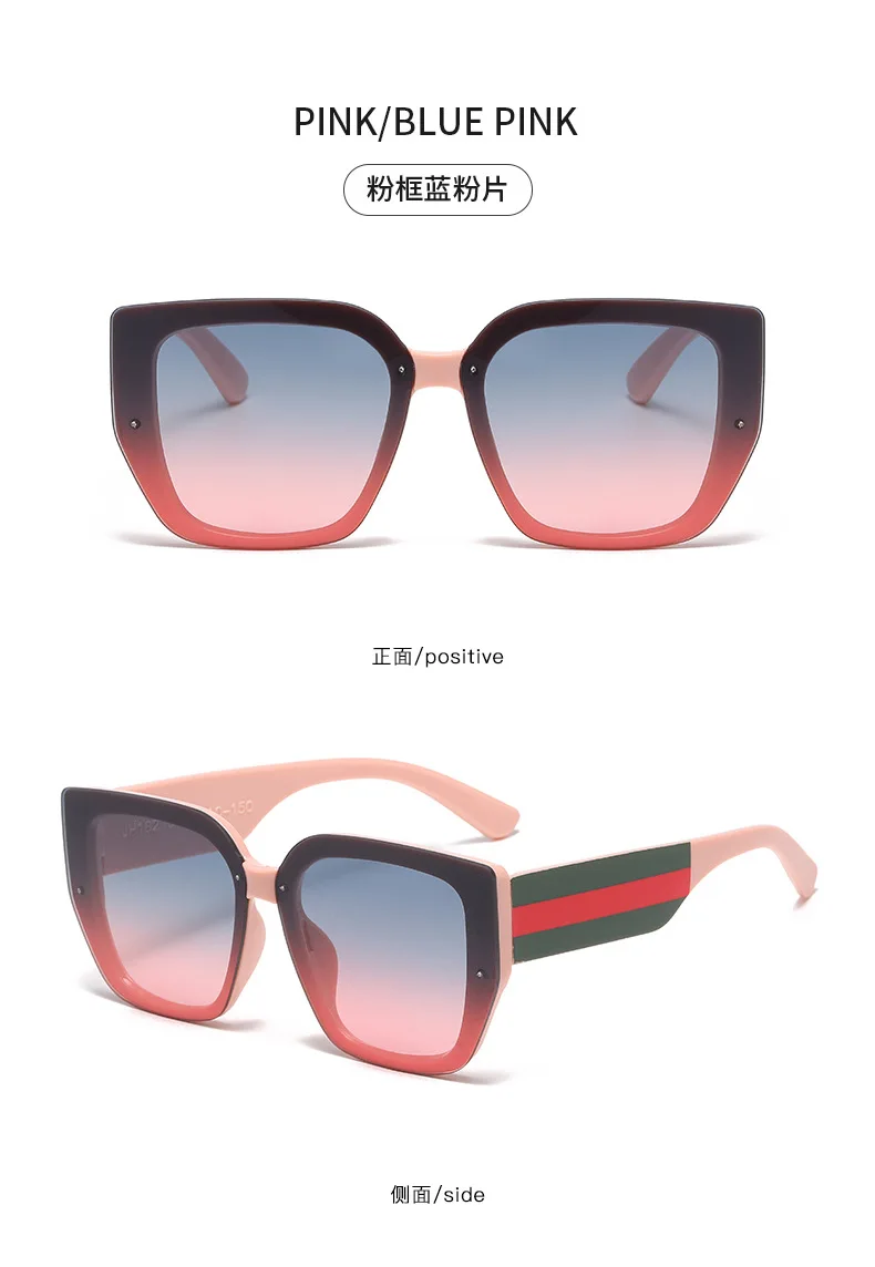 Large Frame Women Sunglasses Plastic Polygonal Brand Style Square Feature Vintage Retro Sun Glasses Men Oversized Eyewear UV400