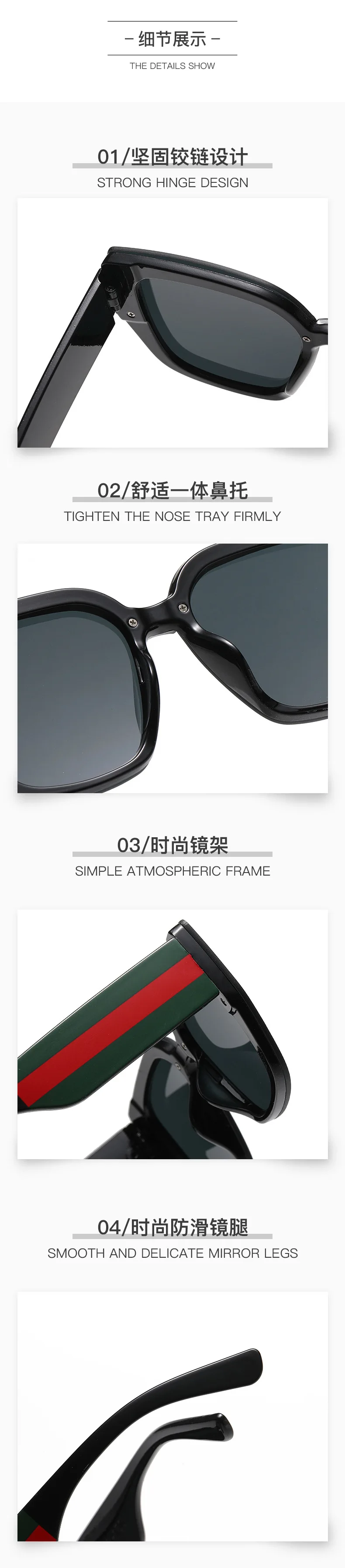 Large Frame Women Sunglasses Plastic Polygonal Brand Style Square Feature Vintage Retro Sun Glasses Men Oversized Eyewear UV400