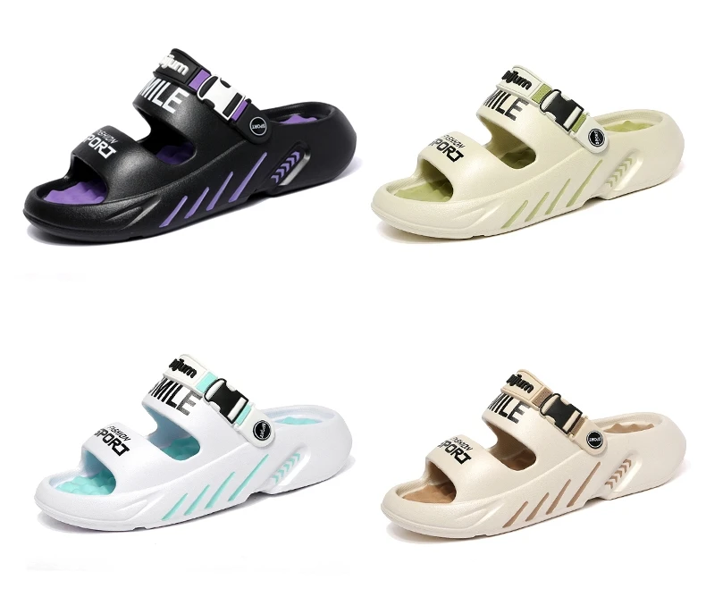 NEW Men's Massage Slippers Outdoor Sandals Beach Comfortable Soft Clogs Slides Casual Shoes Men Indoor Outdoor Sandals Big Size