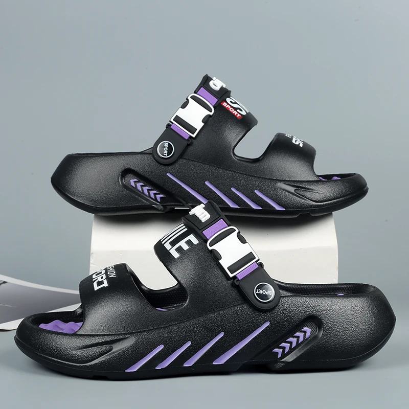 NEW Men's Massage Slippers Outdoor Sandals Beach Comfortable Soft Clogs Slides Casual Shoes Men Indoor Outdoor Sandals Big Size