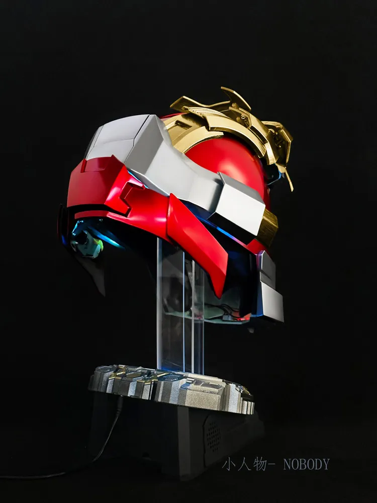 Iron Man Mk17 1:1 Full Face Helmet Jarvis Collectible Cosplay Voice Control Electric Wearable Mask Prop Mecha Model Toy Gifts