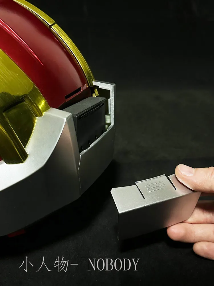 Iron Man Mk17 1:1 Full Face Helmet Jarvis Collectible Cosplay Voice Control Electric Wearable Mask Prop Mecha Model Toy Gifts