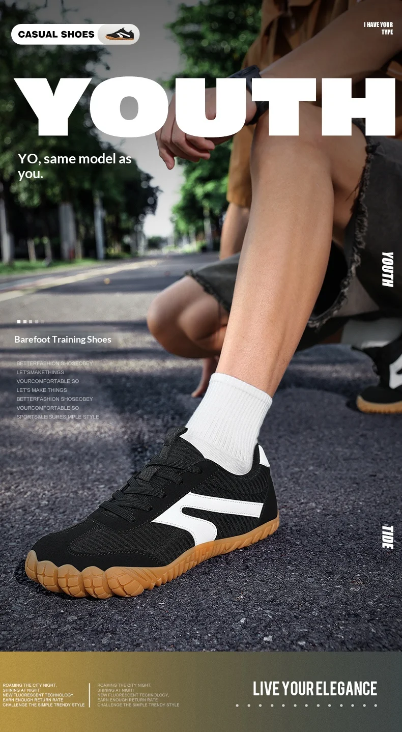 36-49 Big Size Barefoot Shoes Women Casual Sneakers Wide Toe Box Shoes Zero Drop Barefoot Shoe Men,Minimalist Trail Running
