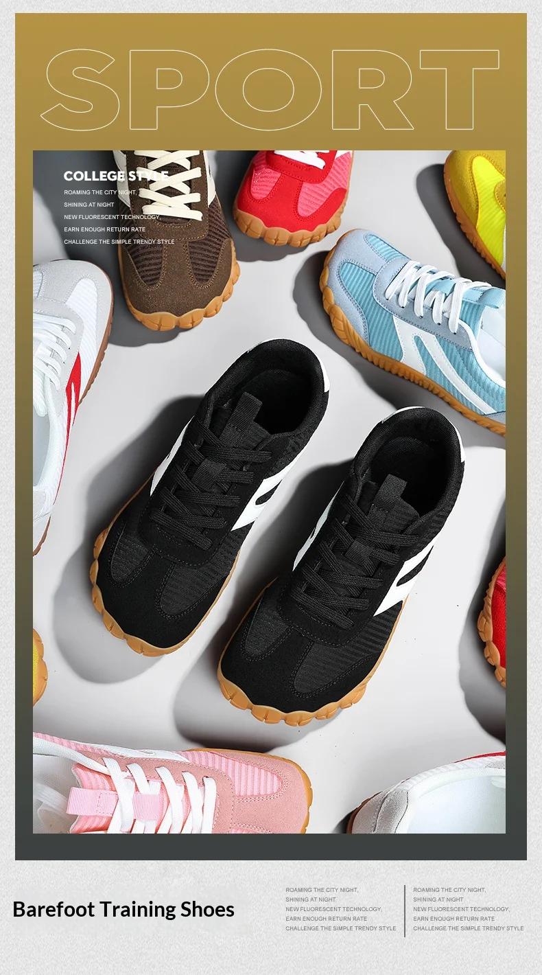 36-49 Big Size Barefoot Shoes Women Casual Sneakers Wide Toe Box Shoes Zero Drop Barefoot Shoe Men,Minimalist Trail Running