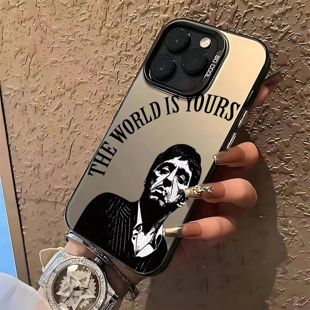 Fashion Hot S-Scarface Phone Case For iPhone 17 16e 16 15 14 13 12 11 Pro Max X XR XSMAX 8 7 Air Plus Anti Fall Matte Cover