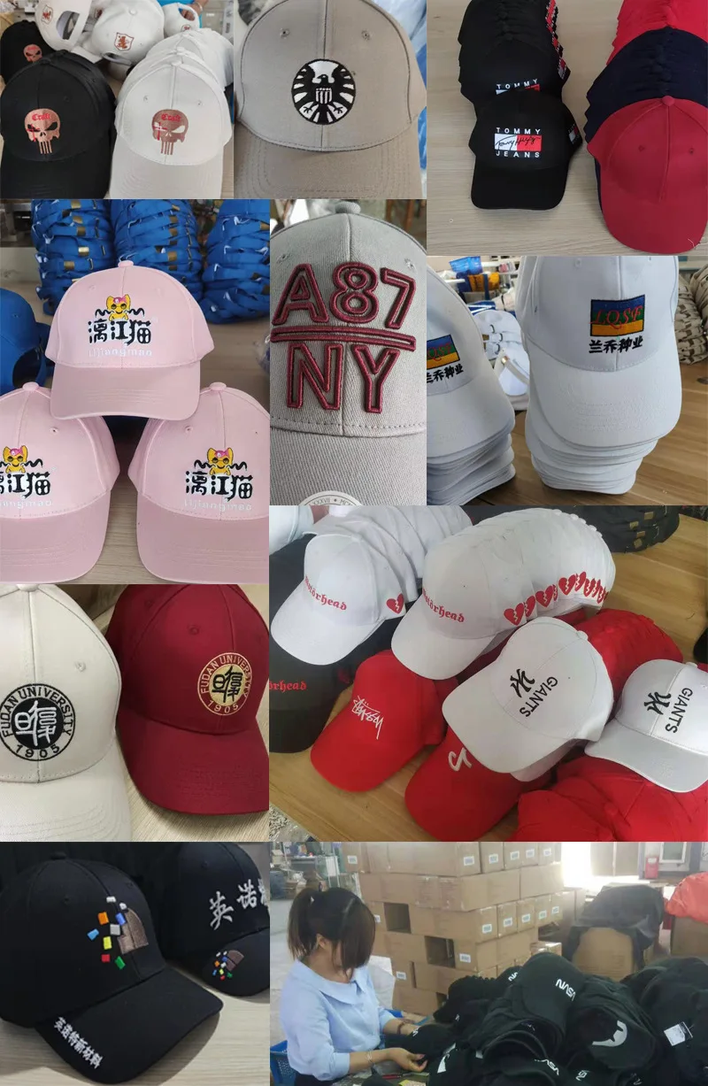 Custom Baseball Cap Fashion DIY Letter Embroidery Hats for Women and Men Cotton Design LOGO Wholesale Unisex Caps