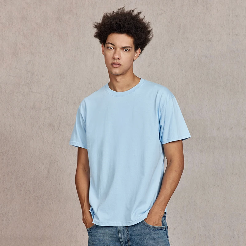 100% Cotton T shirt Men,Short Sleeve Tee ,Brand Solid Shirts Tops,Casual Plain Tshirt Women,Quality Unisex Clothing,7oz 200gsm