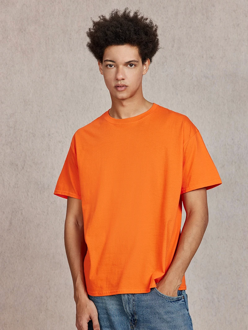 100% Cotton T shirt Men,Short Sleeve Tee ,Brand Solid Shirts Tops,Casual Plain Tshirt Women,Quality Unisex Clothing,7oz 200gsm