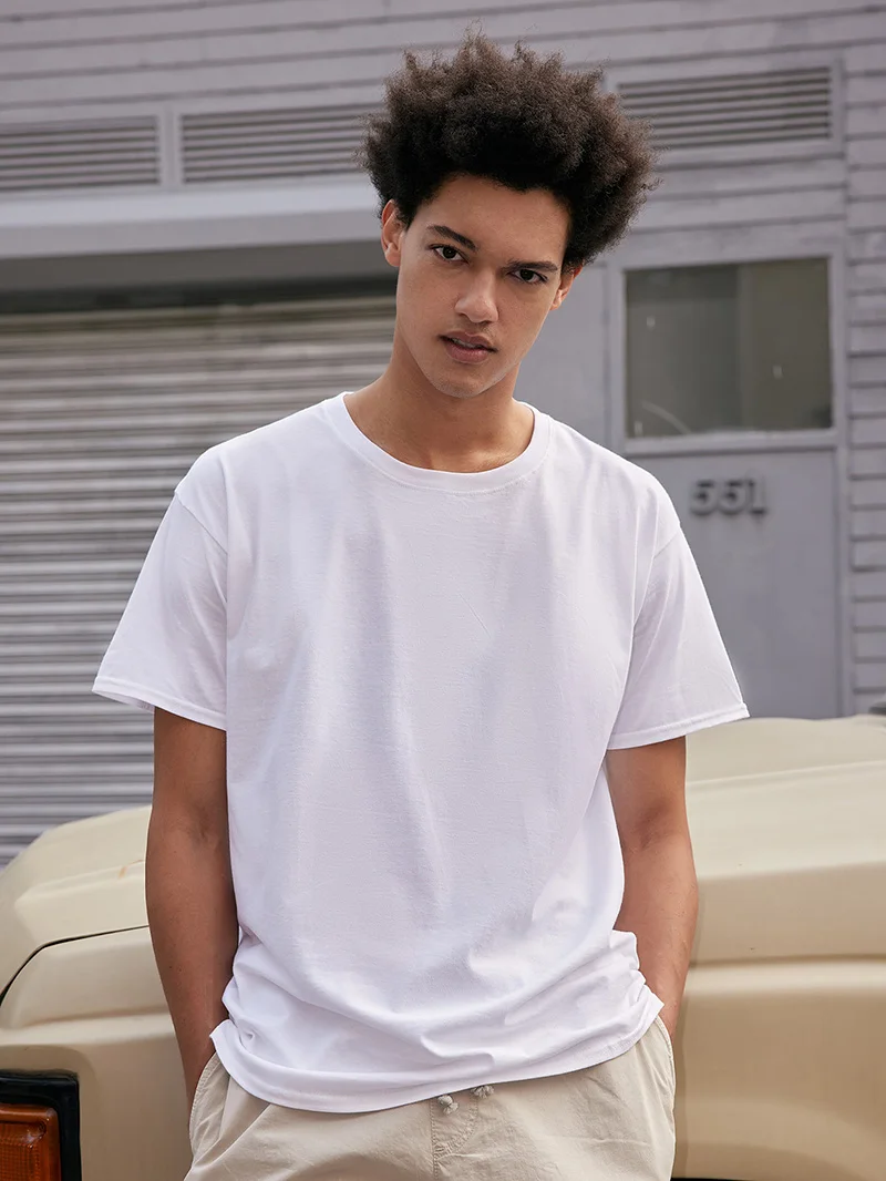 100% Cotton T shirt Men,Short Sleeve Tee ,Brand Solid Shirts Tops,Casual Plain Tshirt Women,Quality Unisex Clothing,7oz 200gsm