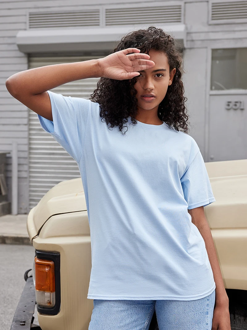 100% Cotton T shirt Men,Short Sleeve Tee ,Brand Solid Shirts Tops,Casual Plain Tshirt Women,Quality Unisex Clothing,7oz 200gsm