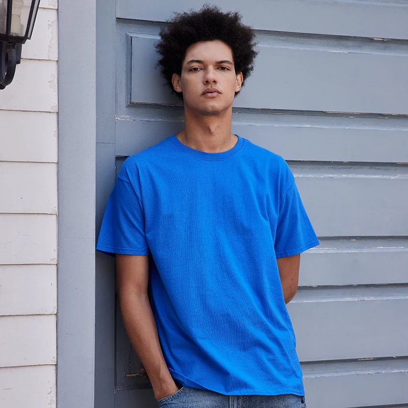100% Cotton T shirt Men,Short Sleeve Tee ,Brand Solid Shirts Tops,Casual Plain Tshirt Women,Quality Unisex Clothing,7oz 200gsm