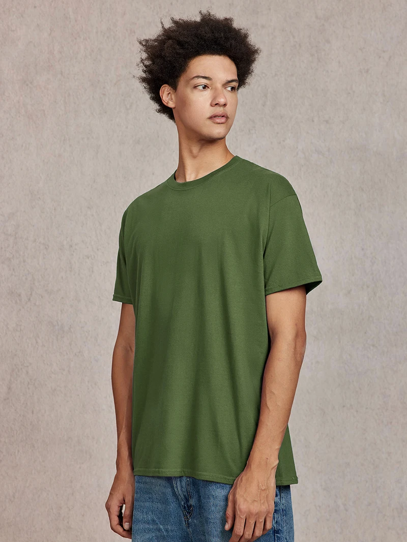 100% Cotton T shirt Men,Short Sleeve Tee ,Brand Solid Shirts Tops,Casual Plain Tshirt Women,Quality Unisex Clothing,7oz 200gsm