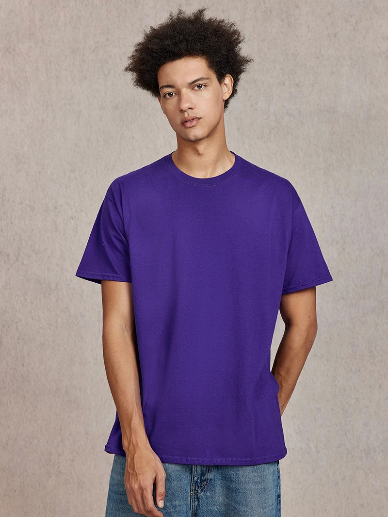 100% Cotton T shirt Men,Short Sleeve Tee ,Brand Solid Shirts Tops,Casual Plain Tshirt Women,Quality Unisex Clothing,7oz 200gsm
