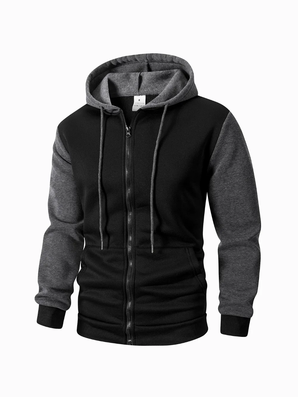 Autumn Men's Hoodies Jackets Long Sleeve Sweatshirt Oversized Hoodie Zip Up Jackets Male Hoodies Casual Jacket Sportswear