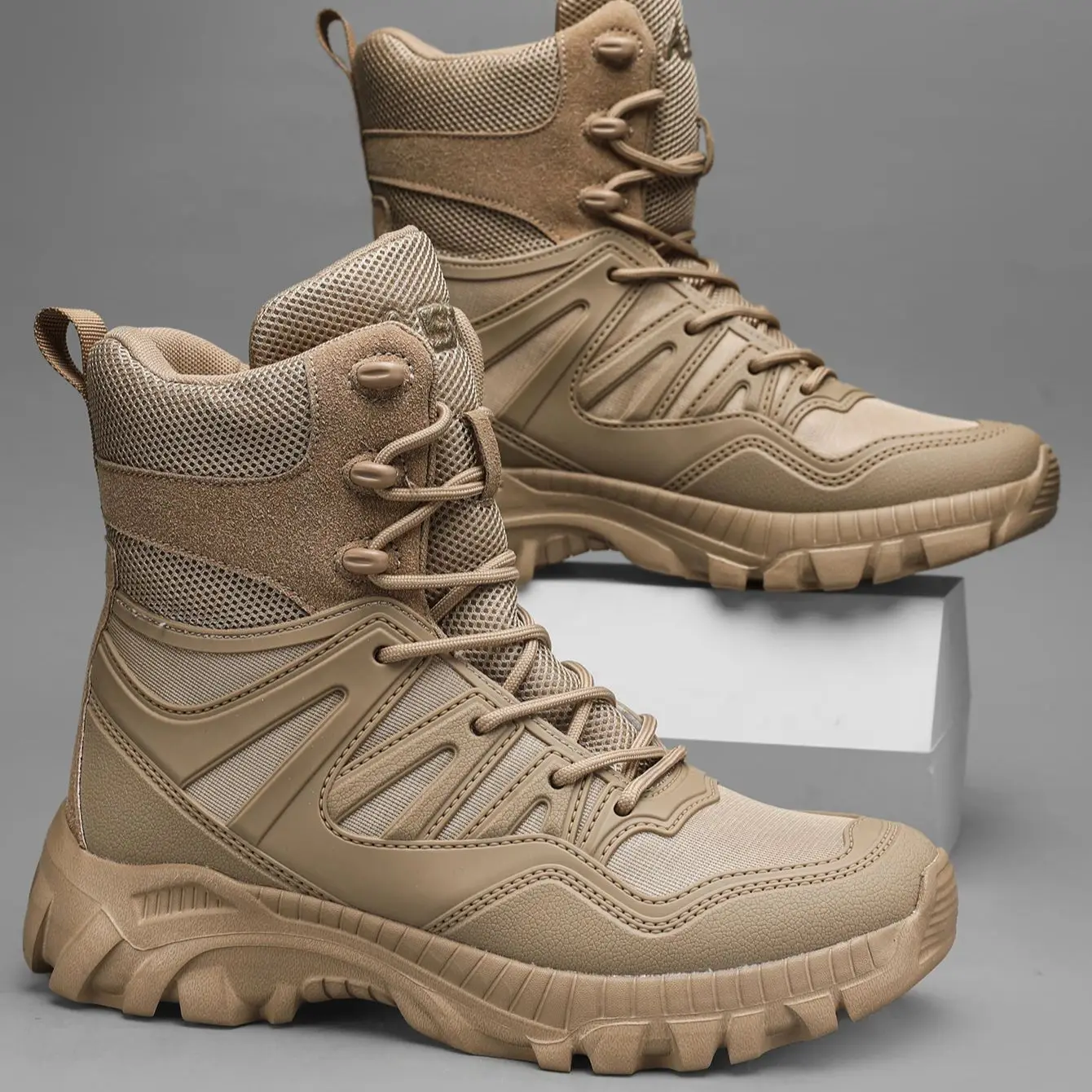 Men's Outdoor Casual Comfortable Hiking Boots, Walking Shoes
