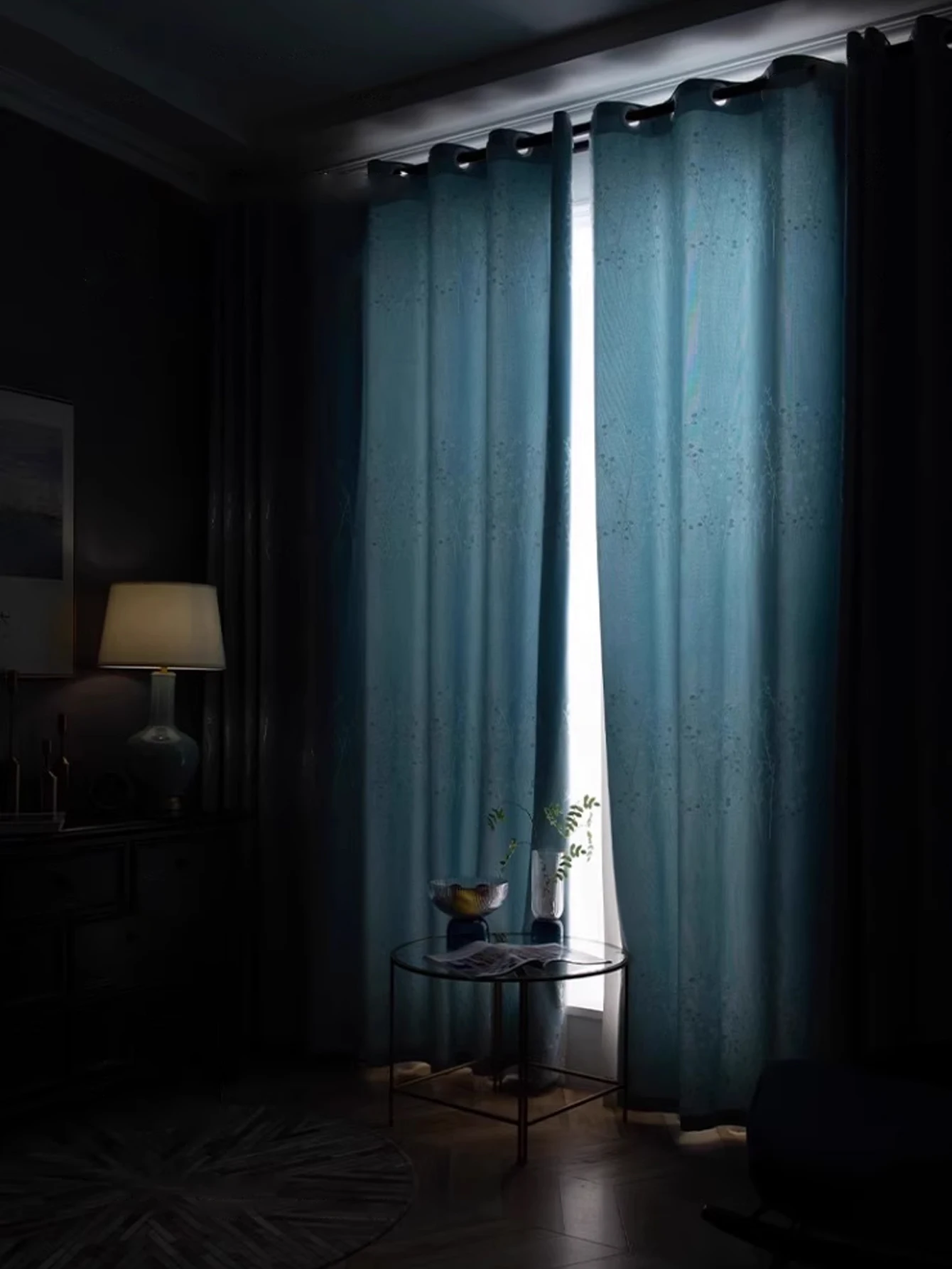 Curtain Bedroom Ins Style Light Luxury Blackout High-end Living Room Customized Sunshade Floating Window