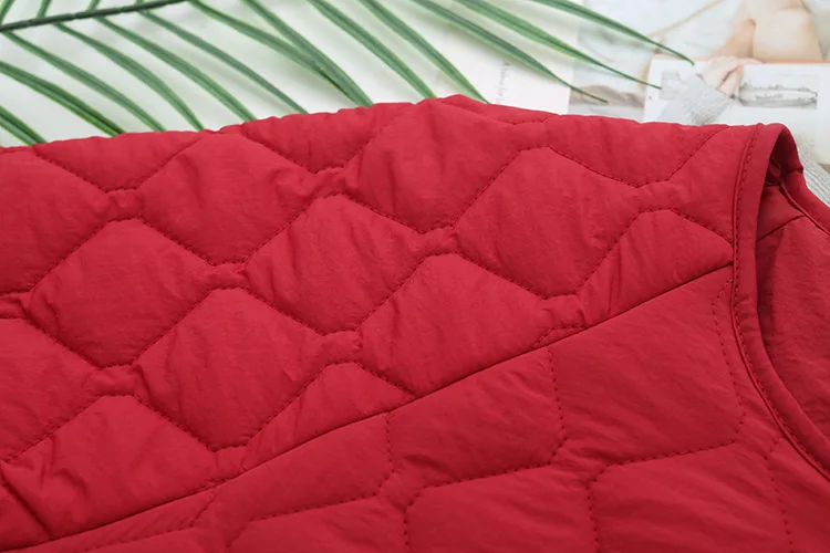 Simple Raglan Sleeve Thin Parkas Women Autumn Winter Plus Size Casual Clothing Argyle Padded Coat Thermal Quilted Jacket