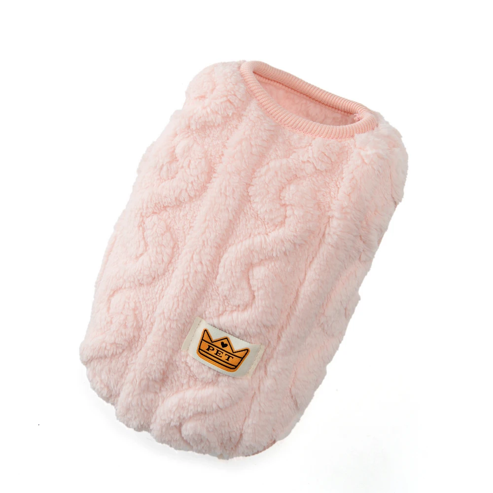 Pet Dog Clothes Autumn Winter Warm Cozy Fleece Puppy Sweater for Small Medium Dogs Cats Pug French Bulldog Chihuahua Clothing
