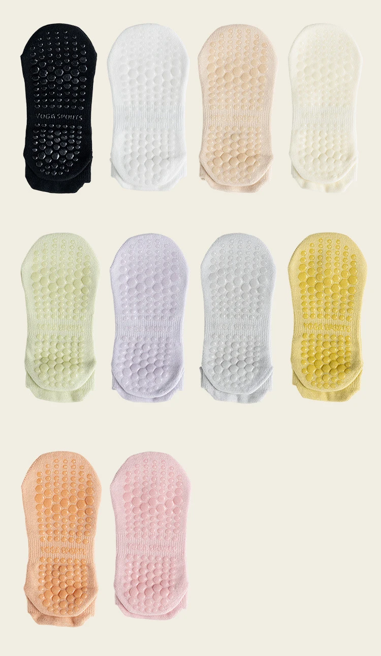 3 Pairs Yoga Socks for Women Breathable Mesh Socks Non Slip Pilates Socks Grip Cotton Low Cut Gym Fitness Sport Short Yoga Socks