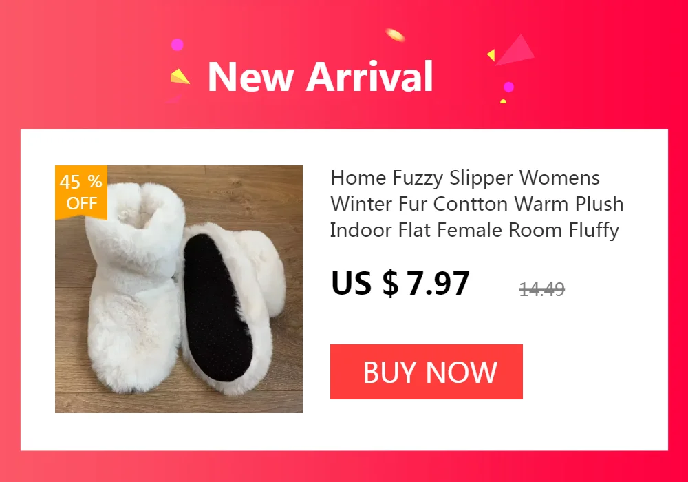 House Slippers Women Winter Warm Indoor Plush Non Slip Soft wool Comfy Fluffy Casual Home Shoes Mens Flat Female Plus Size room
