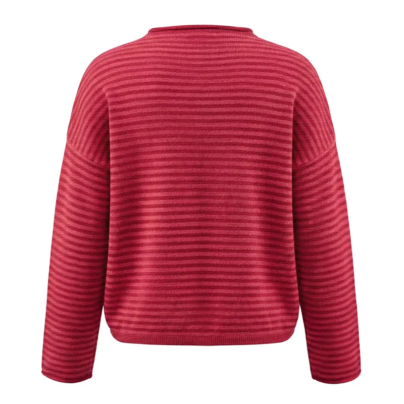 Casual Loose Cardigan For Women Autumn Long Sleeve Knitwear Y2K Outerwears Women's Fashion Stripes Sweater Female Top