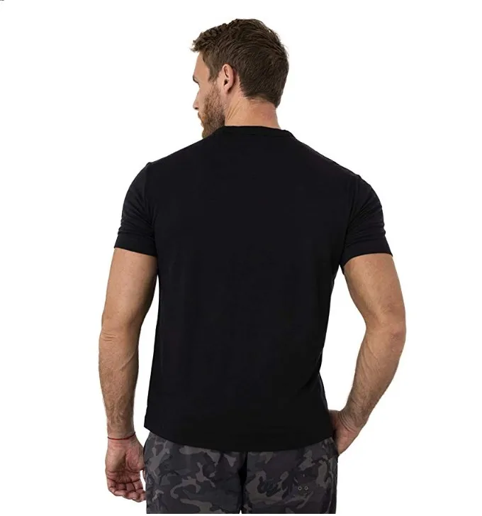 100% Superfine Merino Wool T Shirt Mens Base Layer Tee Merino Wool 180G Everyday Undershirt Wicking Breathable Anti-Odor