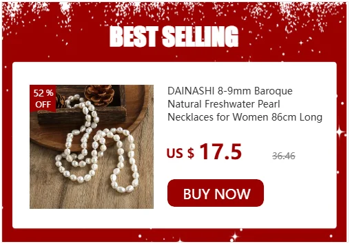 Dainashi Beautiful Real 925 Sterling Silver Pearl Necklace,Natural Freshwater Pearl,45cm Length,Fine Jewelry Women Necklace