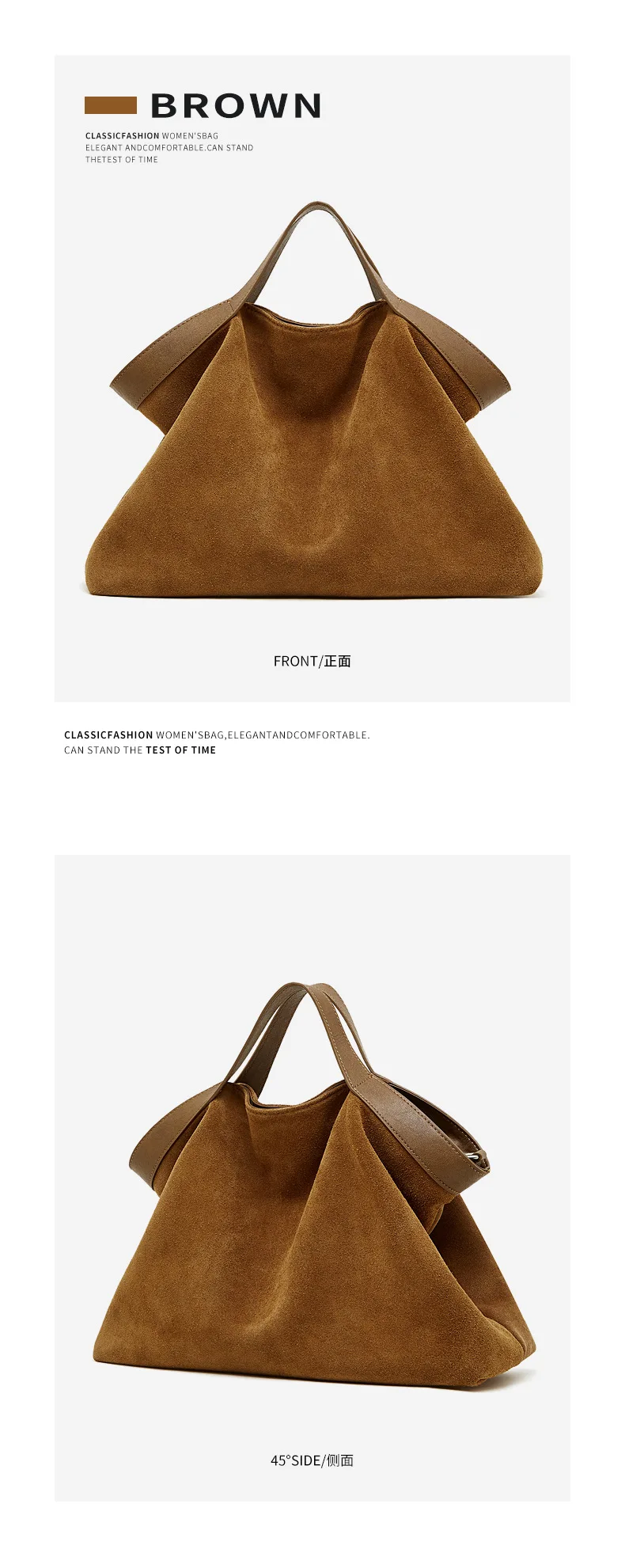 Genuine Leather Women Handbags Large Capacity Female Shoulder Crossbody Bag Fashion Cowhide Commuting Big Totes Bolsas