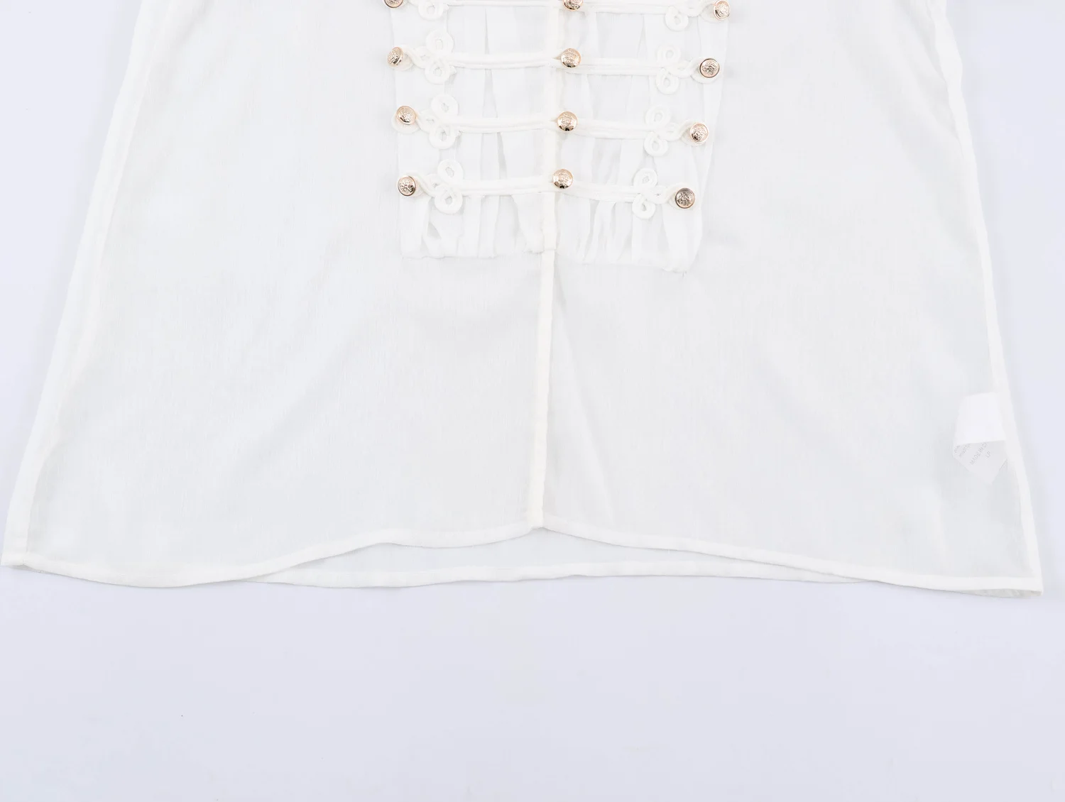 2026 Summer Women's Vintage Chinese Knotted Button UP Long Flare Sleeve Shirts Lady Elegant Loose Ruffles Stand Collar Blouses