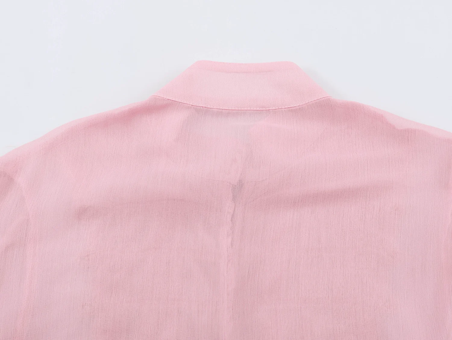 2026 Summer Women's Vintage Chinese Knotted Button UP Long Flare Sleeve Shirts Lady Elegant Loose Ruffles Stand Collar Blouses