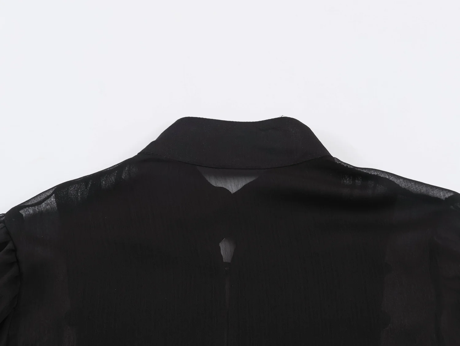 2026 Summer Women's Vintage Chinese Knotted Button UP Long Flare Sleeve Shirts Lady Elegant Loose Ruffles Stand Collar Blouses