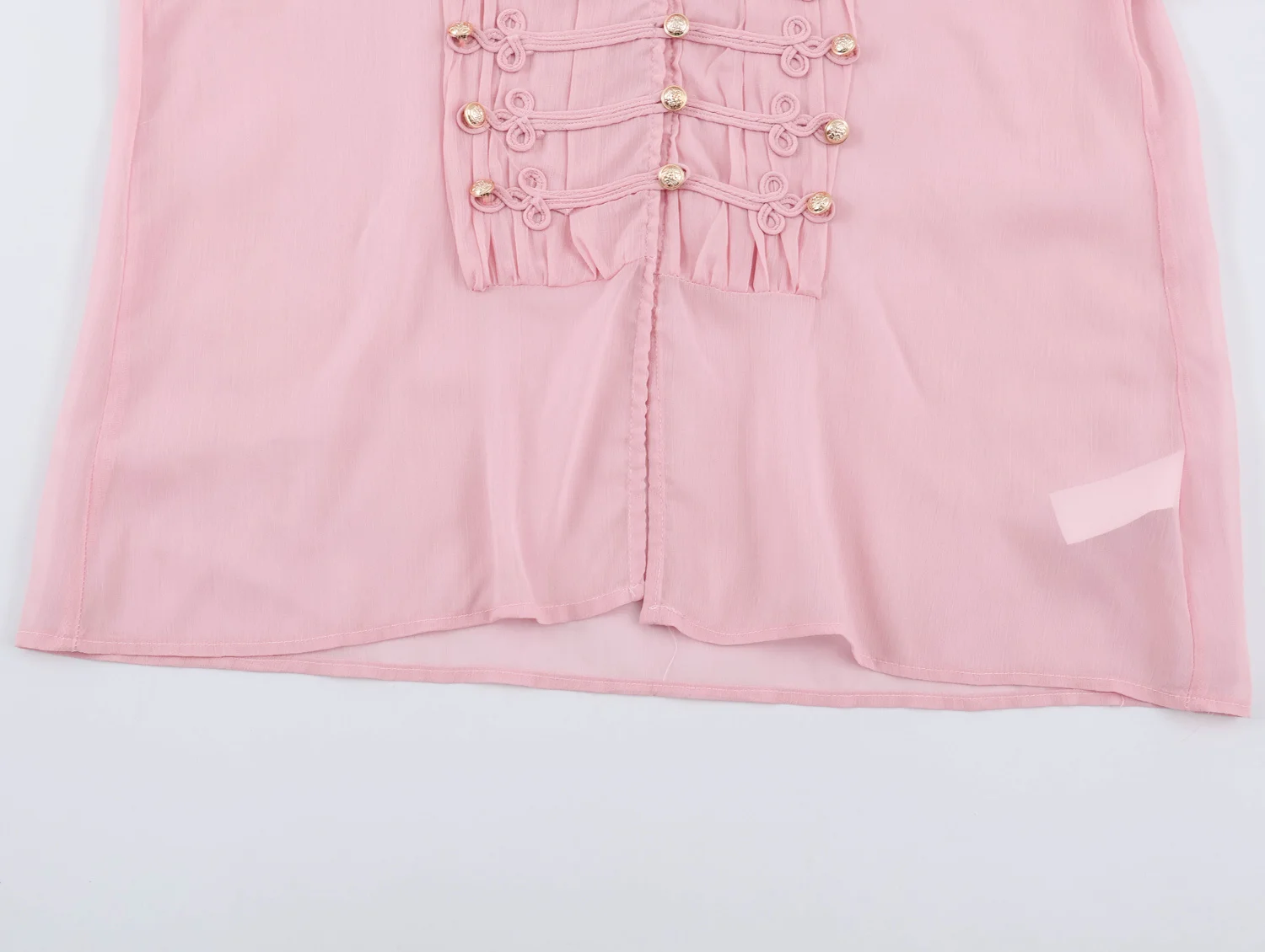 2026 Summer Women's Vintage Chinese Knotted Button UP Long Flare Sleeve Shirts Lady Elegant Loose Ruffles Stand Collar Blouses