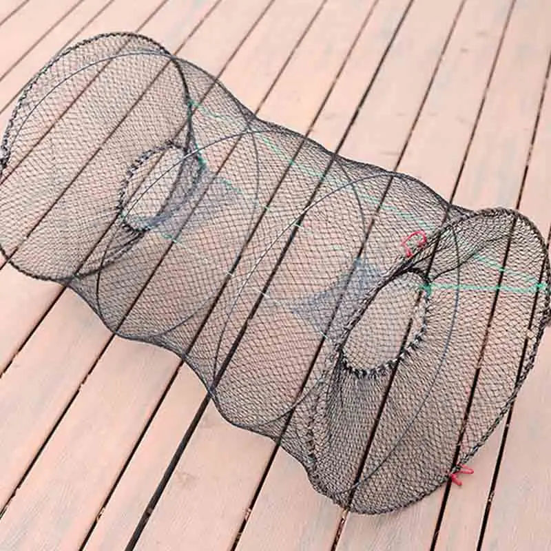 Telescopic Crab Crayfish Lobster Catcher Pot Trap Fishing Net Eel Prawn Shrimp Live Bait Eel Crab Lobster Minnows Crawfish Net