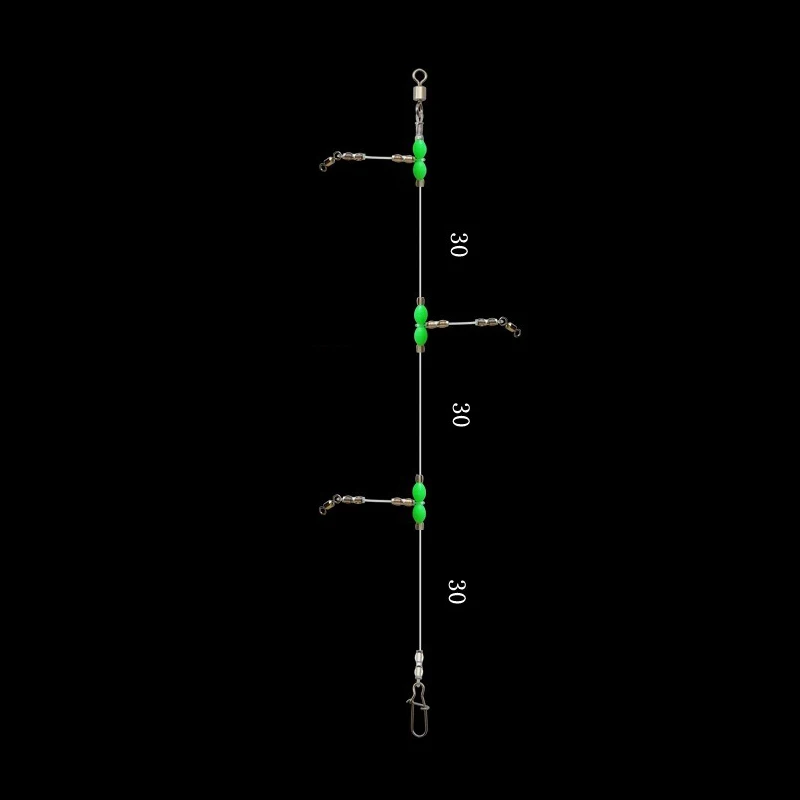 Fishing Tackle Nylon Tenpin Line Set Sea Fishing Wreck Pulling Stream Shore Fishing Long Casting Gourd Connector Accessories
