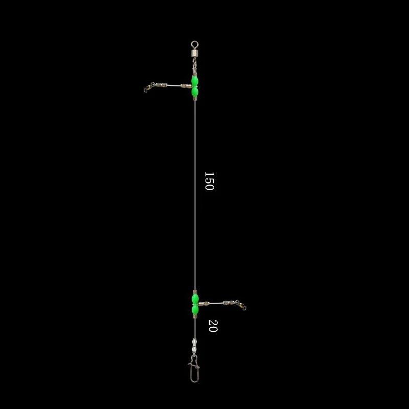 Fishing Tackle Nylon Tenpin Line Set Sea Fishing Wreck Pulling Stream Shore Fishing Long Casting Gourd Connector Accessories